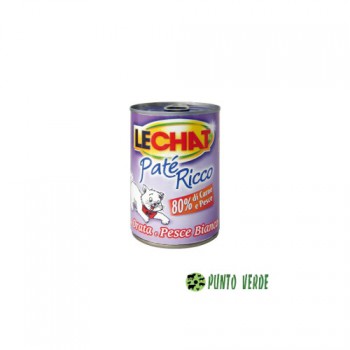 LECHAT PATE' RICCO CON ORATA & PESCE BIANCO GR. 400